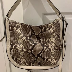 Michael Kors python shoulder/crossbody bag